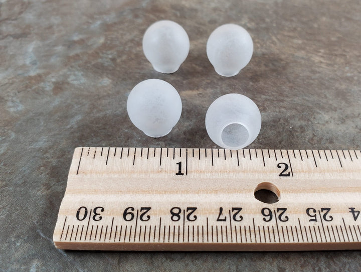 Dollhouse Frosted Glass Globes Shades 1:12 Scale Miniature DIY Lights MH686 - Miniature Crush