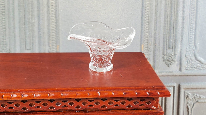 Dollhouse Fruit Bowl Crystalline Style Glass 1:12 Scale Handmade Philip Grenyer - Miniature Crush