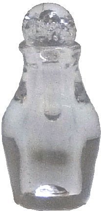 Dollhouse Glass Bottle with Top 1:12 Scale Miniature Decoration Perfume Vanity - MiniatureCrush