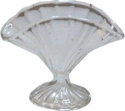 Dollhouse Glass Fan Vase 1:12 Scale Miniature Decoration Flowers - MiniatureCrush