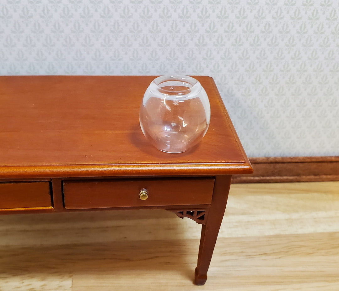 Dollhouse Glass Fish Bowl Medium 1:12 Scale Miniature Decorations Pets - MiniatureCrush