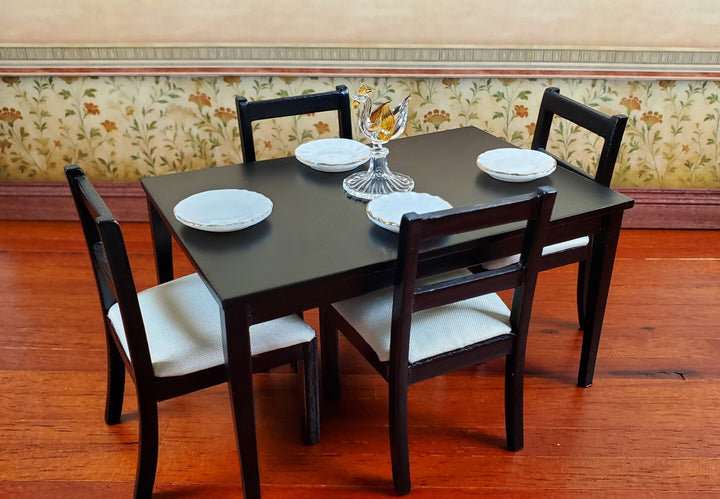 Dollhouse Glass Rooster Centerpiece Sculpture 1:12 Scale Miniature - MiniatureCrush