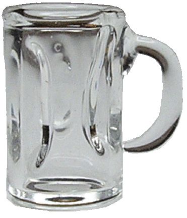 Dollhouse Glass Stein 1:12 Scale Miniature Kitchen Beverages - MiniatureCrush