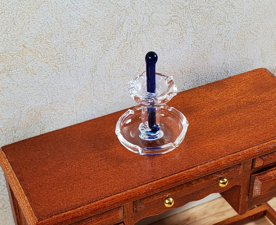 Dollhouse Glass Tiered Serving Tray for Treats or Fruit 1:12 Scale Miniature - MiniatureCrush