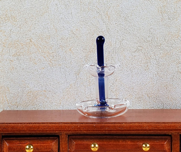 Dollhouse Glass Tiered Serving Tray for Treats or Fruit 1:12 Scale Miniature - MiniatureCrush