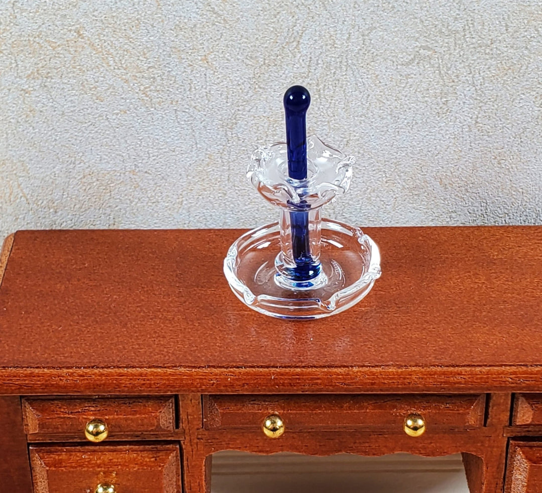 Dollhouse Glass Tiered Serving Tray for Treats or Fruit 1:12 Scale Miniature - MiniatureCrush