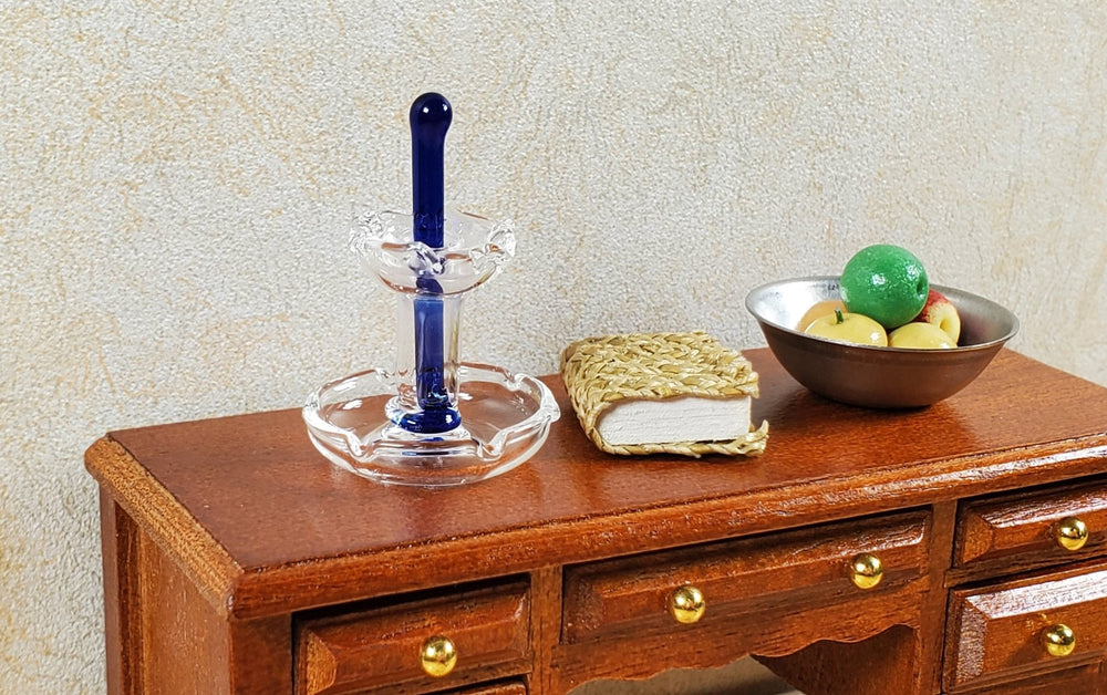 Dollhouse Glass Tiered Serving Tray for Treats or Fruit 1:12 Scale Miniature - MiniatureCrush