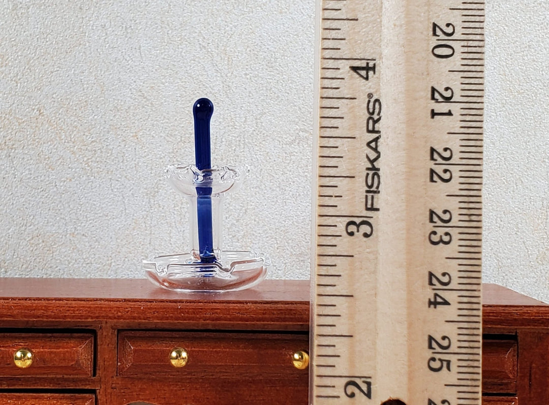 Dollhouse Glass Tiered Serving Tray for Treats or Fruit 1:12 Scale Miniature - MiniatureCrush