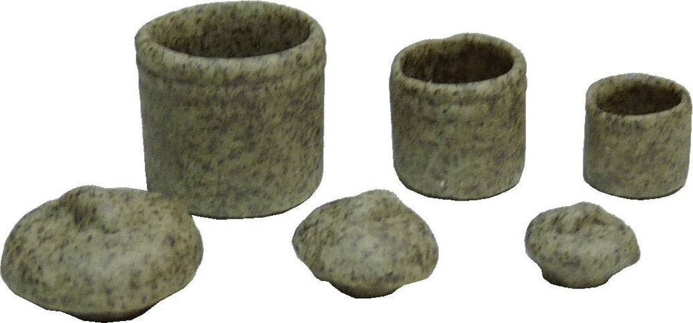 Dollhouse Graniteware Canister Set Removable Lids Set of 3 1:12 Scale Miniature - MiniatureCrush