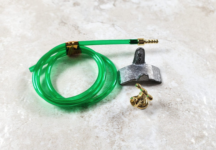 Dollhouse Green Garden Hose with Spigot 1:12 Scale Miniature Fairy Garden - Miniature Crush