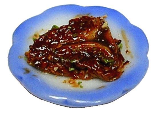 Dollhouse Grilled Porterhouse Steak Marisas on a Plate 1:12 Scale Miniature Food - MiniatureCrush