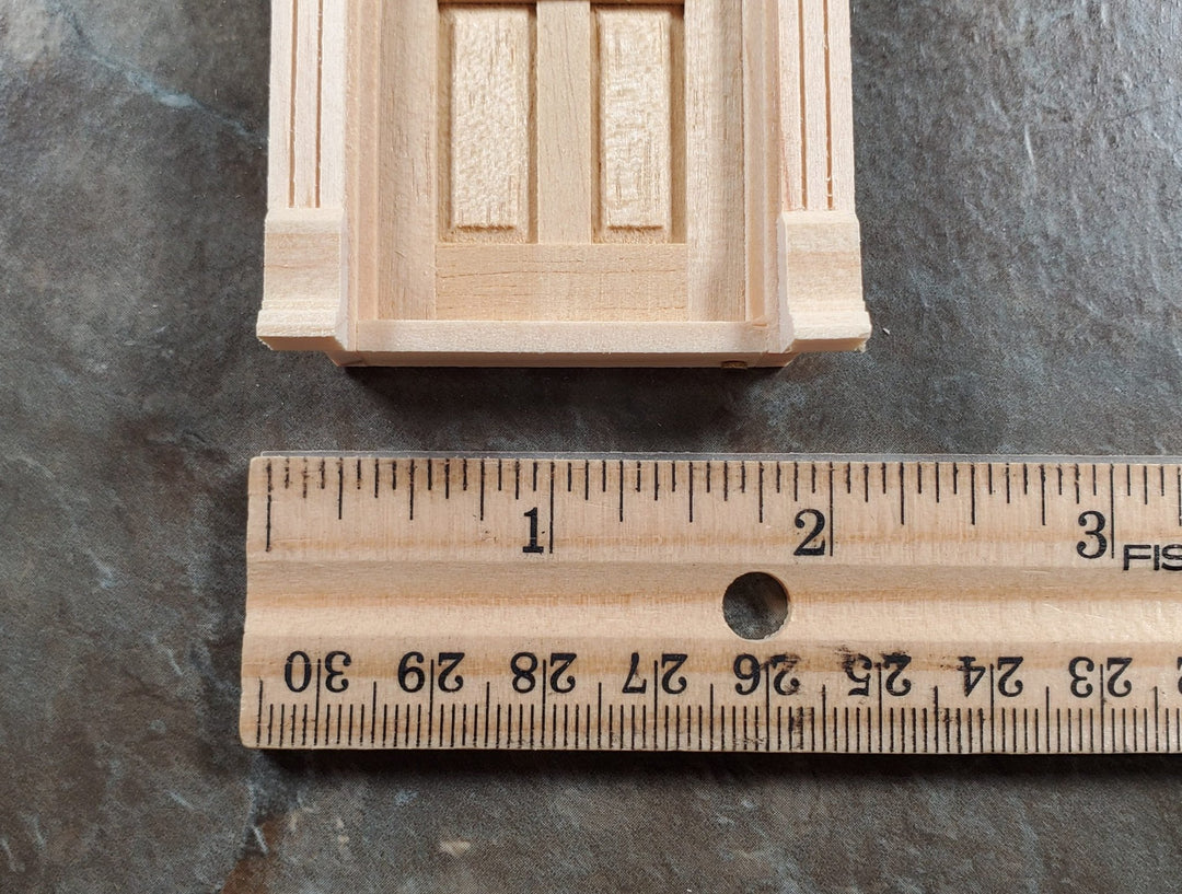 Dollhouse HALF SCALE 1:24 Exterior Yorktown Door Wood HWH6014 Houseworks - MiniatureCrush