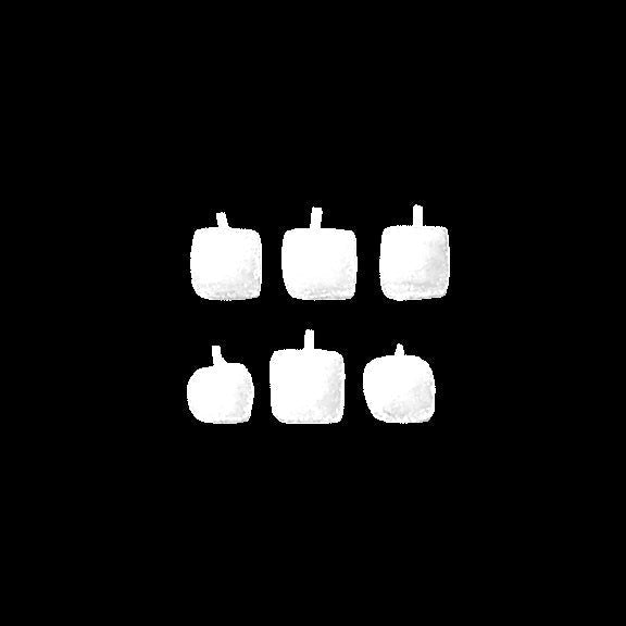 Dollhouse HALF SCALE 1:24 White Candles Set of 6 Miniatures - MiniatureCrush