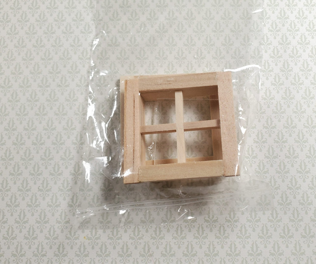 Dollhouse HALF SCALE 1:24 Window with Interior Trim Wood H5004 Houseworks - MiniatureCrush