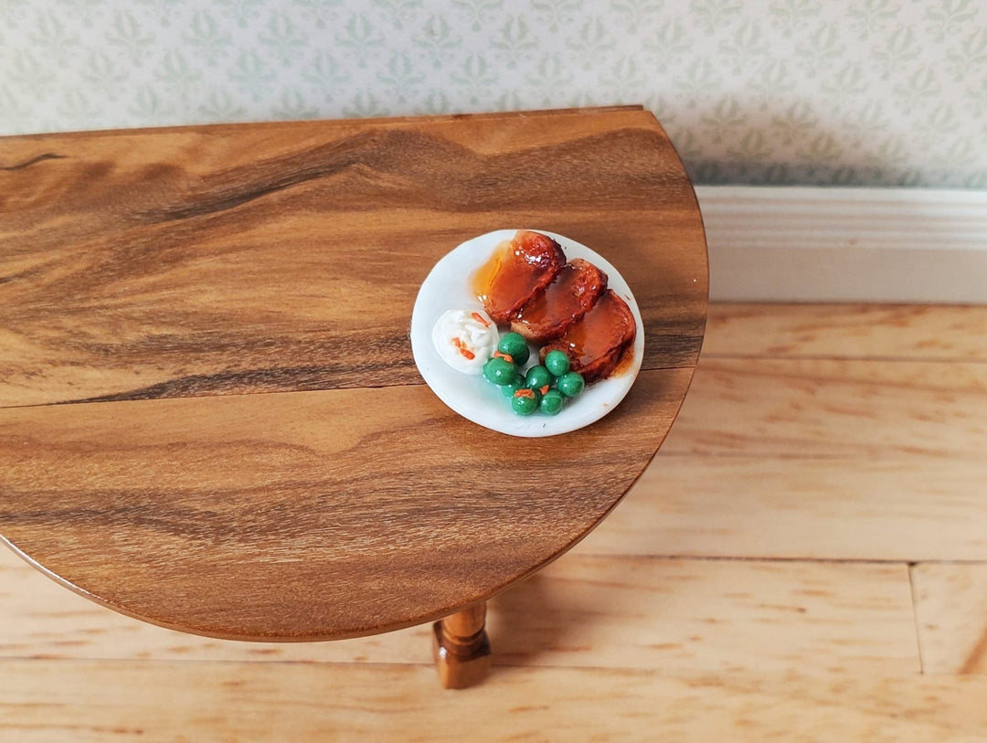 Dollhouse HALF SCALE Beef Pot Roast Dinner 1:24 Miniature Food - MiniatureCrush