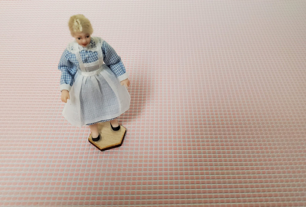 Dollhouse HALF SCALE Floor Tiles Embossed Pink & White 1:24 Scale Plastic Sheet - Miniature Crush