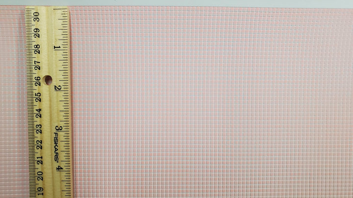 Dollhouse HALF SCALE Floor Tiles Embossed Pink & White 1:24 Scale Plastic Sheet - Miniature Crush