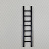 Dollhouse HALF SCALE Ladder 4 11/16 Tall Black Wood 1:24 Miniature Miniature