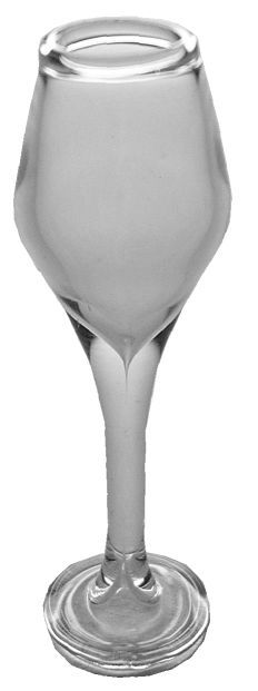 Dollhouse HALF SCALE Narrow Wine Glass 1:24 Miniature Kitchen Dining - MiniatureCrush