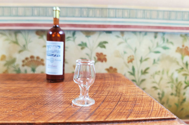 Dollhouse HALF SCALE Narrow Wine Glass 1:24 Miniature Kitchen Dining - MiniatureCrush