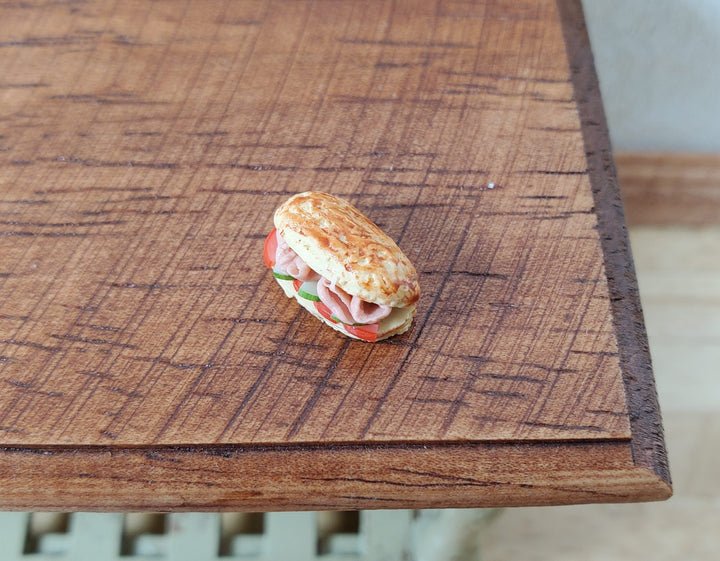 Dollhouse HALF SCALE Subway Sandwich Hoagie 1:24 Miniature Food - MiniatureCrush