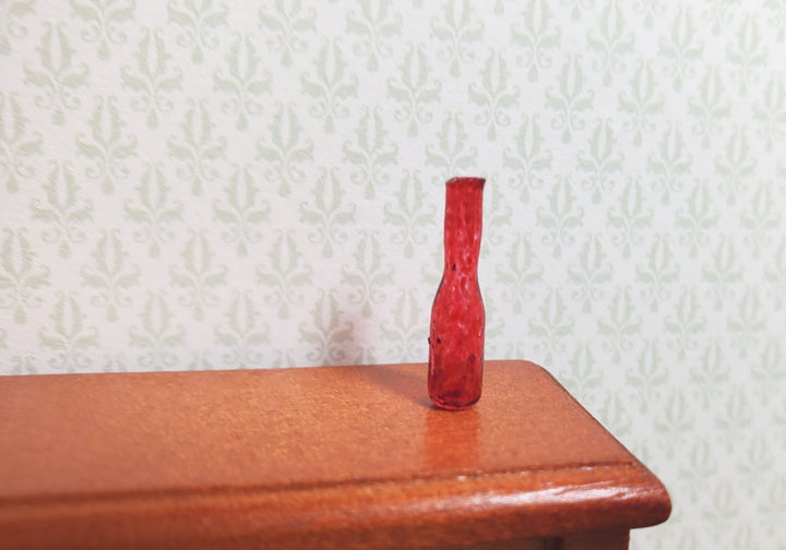 Dollhouse HALF SCALE Tiny Red Wine or Generic Bottle 1:24 Miniature - MiniatureCrush
