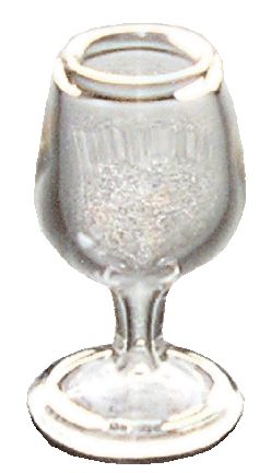 Dollhouse HALF SCALE Wine Glass 1:24 Miniature Dishes Glasses - MiniatureCrush