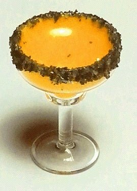 Dollhouse Halloween Margarita Cocktail 1:12 Scale Miniature Drinks Cocktails - MiniatureCrush