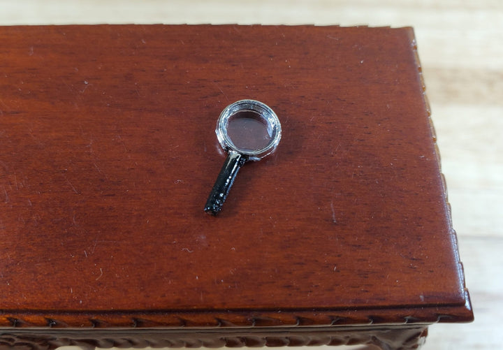 Dollhouse Handheld Magnifying Glass 1:12 Scale Miniature Accessory - MiniatureCrush