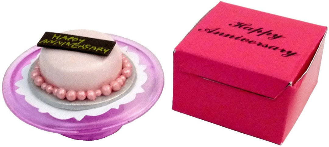 Dollhouse Happy Anniversary Pearl Combo 1:12 Scale Miniature Dessert Food - MiniatureCrush