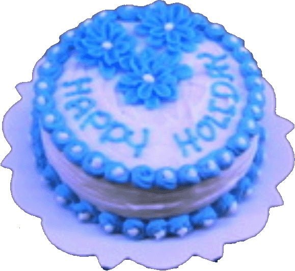 Dollhouse Happy Holiday Cake 1:12 Scale Miniature Dessert Food - MiniatureCrush