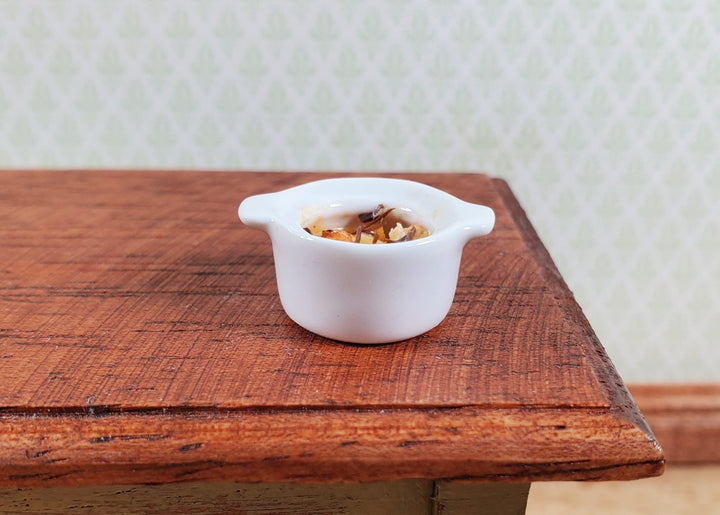 Dollhouse Hearty Chicken Stew in a Ceramic Pot 1:12 Scale Miniature Food - MiniatureCrush