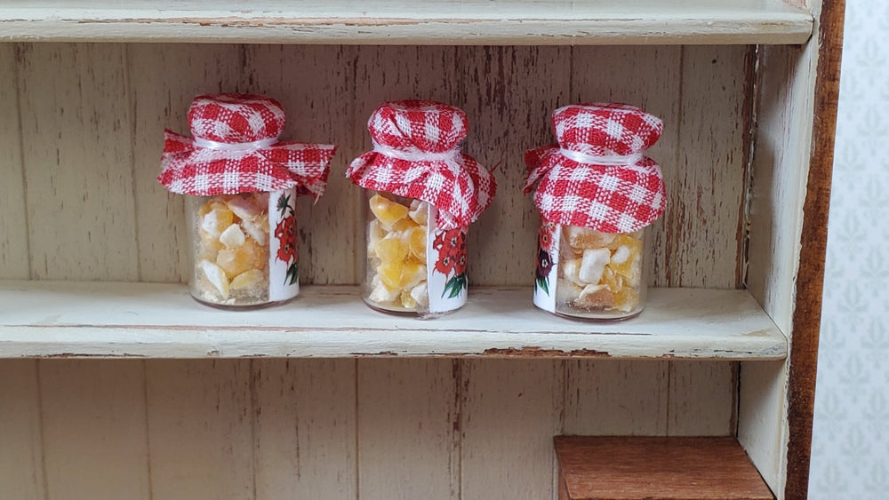 Dollhouse Honey Comb Bits in a Glass Jar x3 1:12 Scale Miniature Food Kitchen - Miniature Crush
