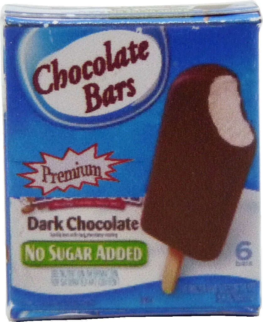 Dollhouse Ice Cream Bars Box 1:12 Scale Miniature Food Kitchen - MiniatureCrush