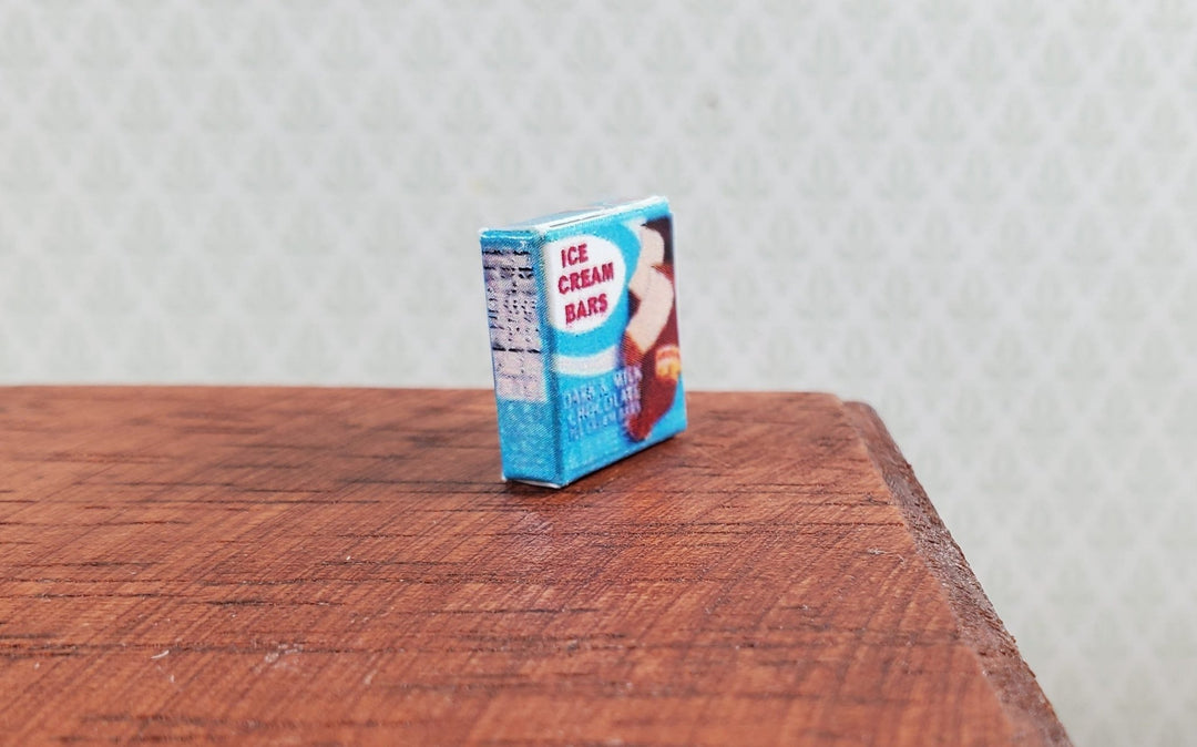 Dollhouse Ice Cream Bars Box Chocolate Vanilla 1:12 Scale Miniature Dessert Food - Miniature Crush