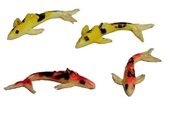 Dollhouse Japanese Koi 1:12 Scale Miniature Dioramas Animals Pets Decor - MiniatureCrush