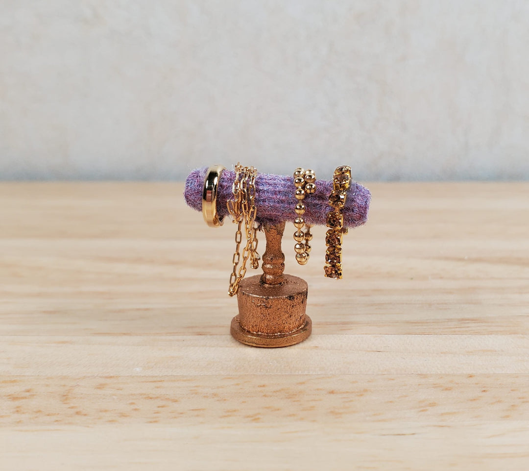 Dollhouse Jewelry Display Necklaces Bracelets 1:12 Scale Miniature Handmade - MiniatureCrush