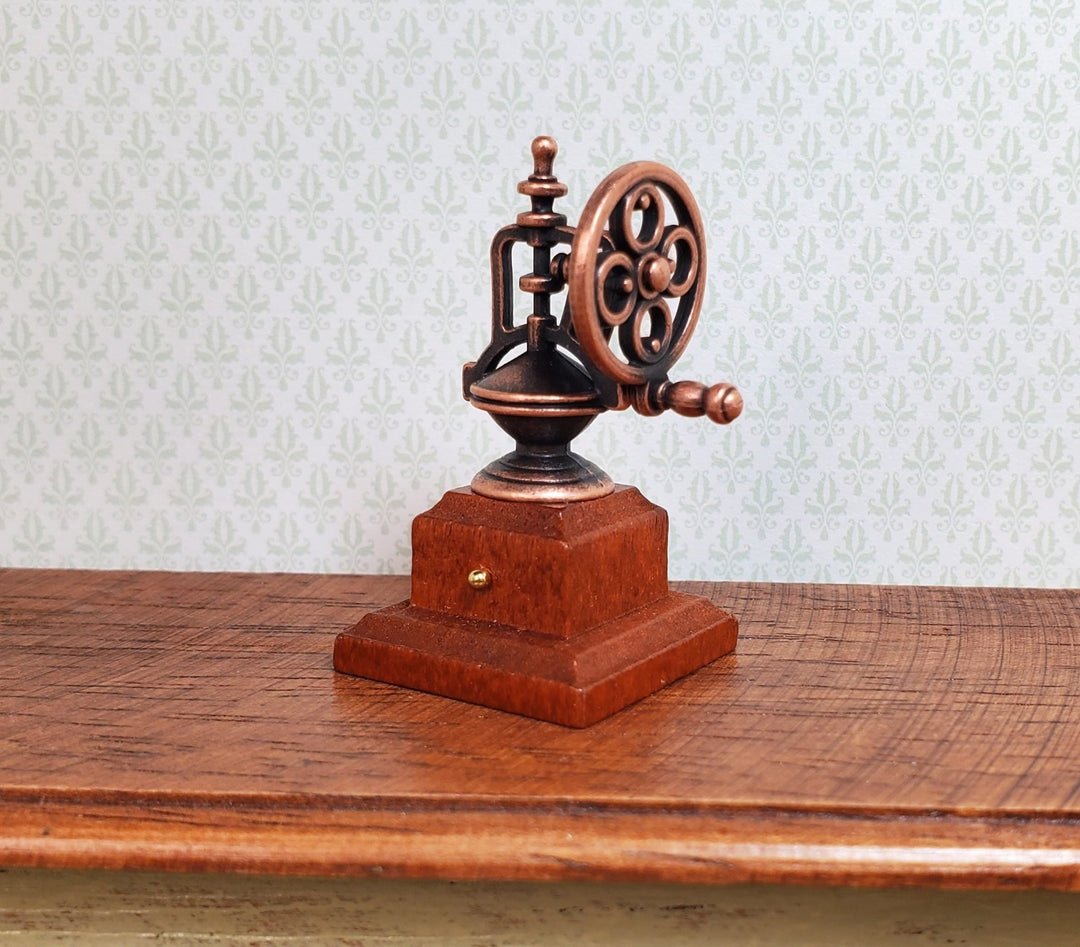 Dollhouse Large Coffee Grinder Vintage Style Miniature Kitchen Decor - MiniatureCrush
