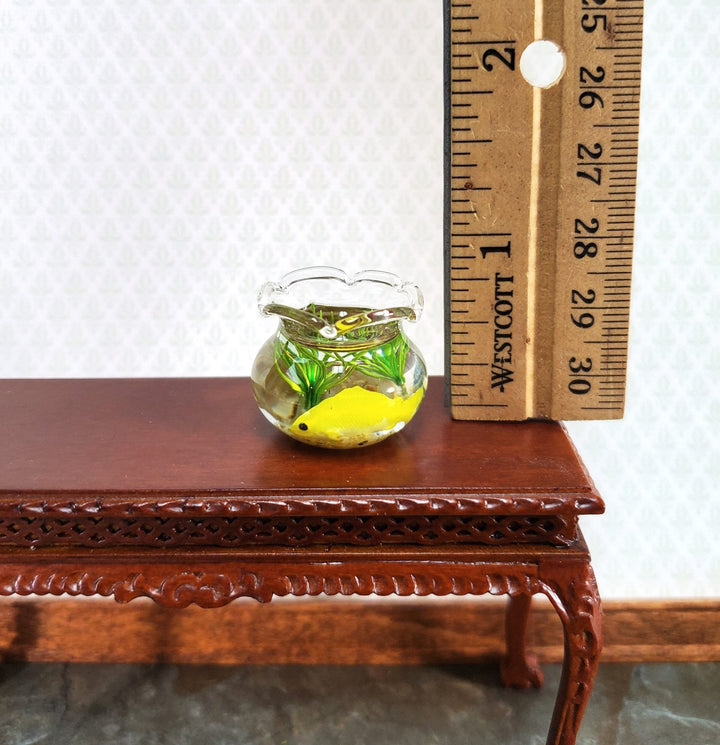 Dollhouse Large Fish Bowl Tank 1 Piece Random Colors 1:12 Scale Modern Miniatures - Miniature Crush