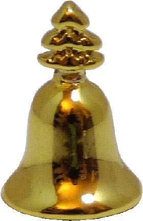 Dollhouse Large Gold Christmas Bell 1:12 Scale Miniature - MiniatureCrush