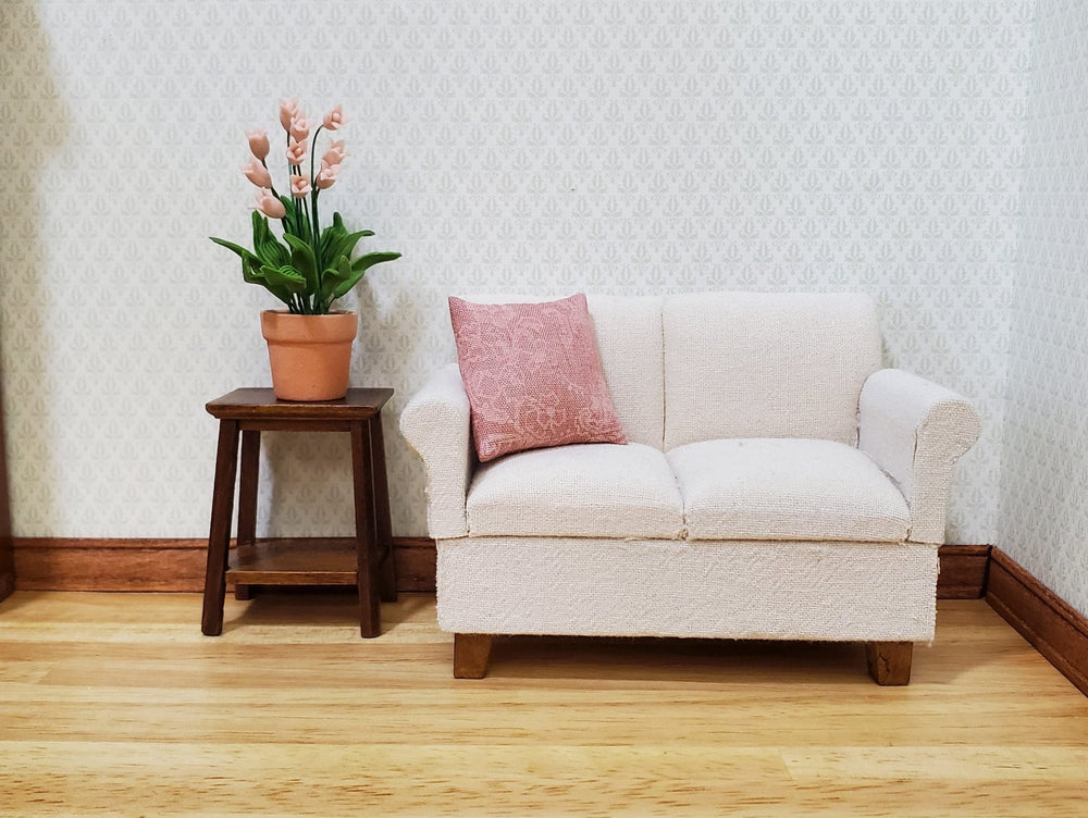 Dollhouse Large Pink Lily of the Valley in Terra Cotta Pot 1:12 Scale Miniature - MiniatureCrush