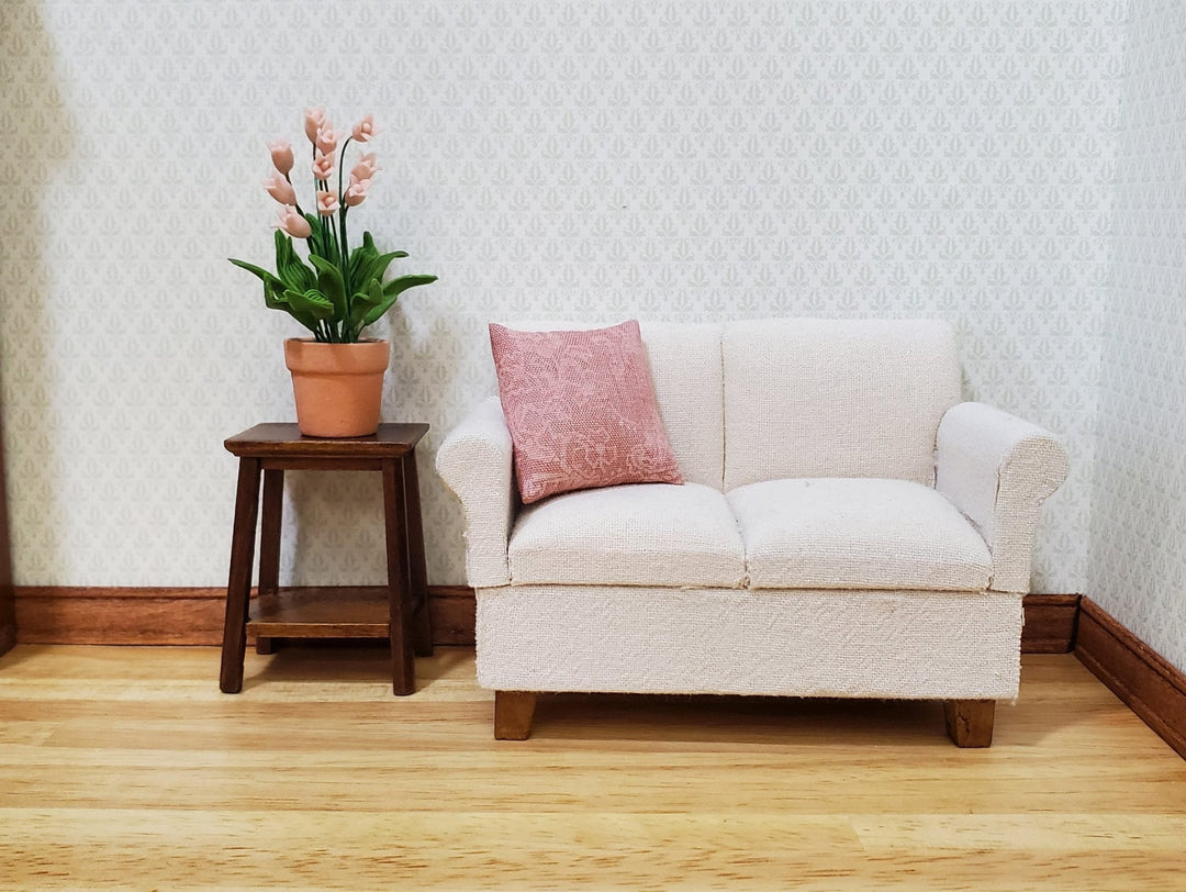 Dollhouse Large Pink Lily of the Valley in Terra Cotta Pot 1:12 Scale Miniature - MiniatureCrush