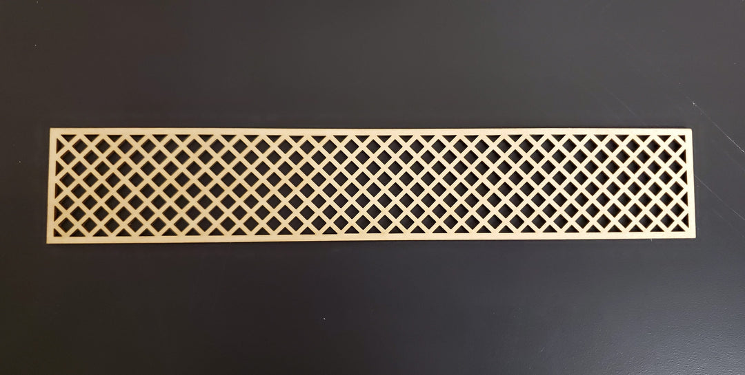 Dollhouse Lattice Decoration Exterior Architectural Detail 1:12 Scale Miniature - MiniatureCrush