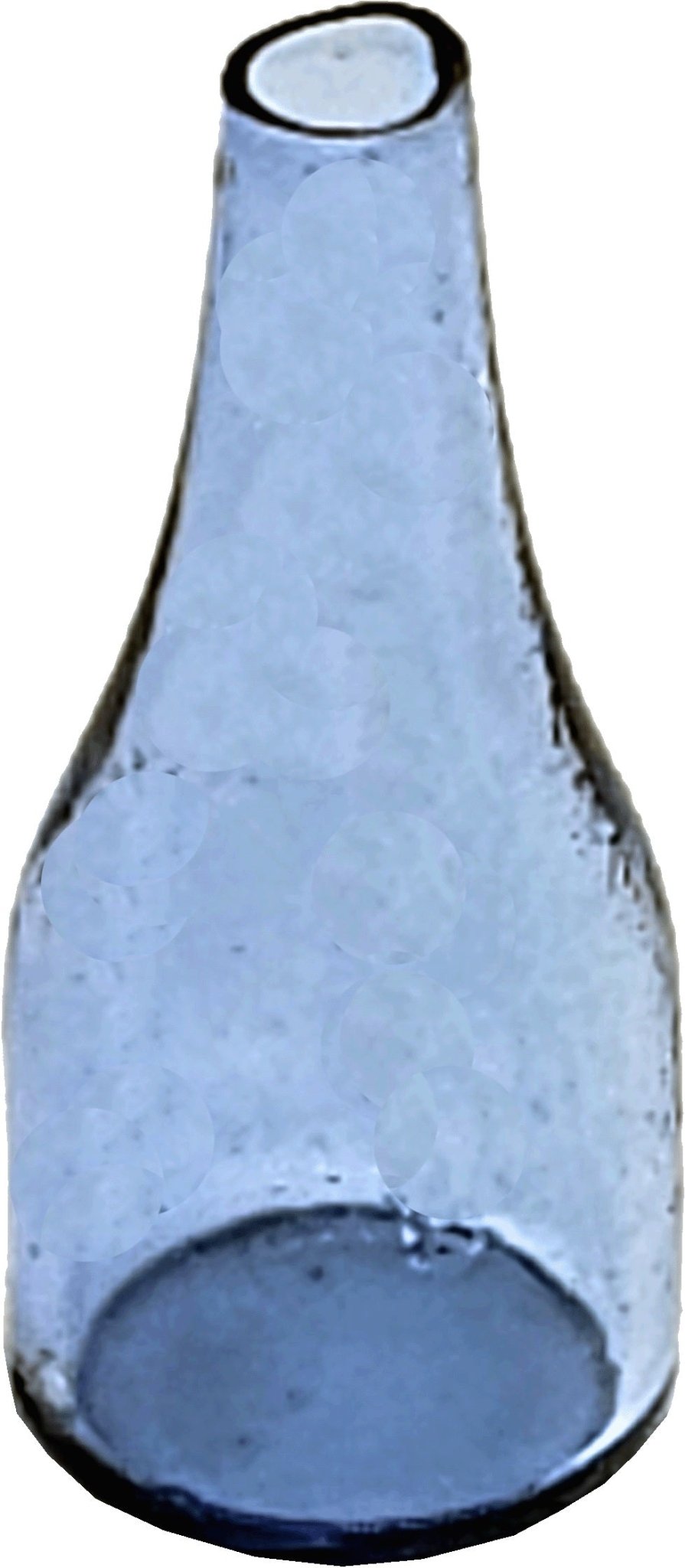 Dollhouse Light Blue Wine Bottle 1:12 Scale Miniature Decoration Drinks - MiniatureCrush