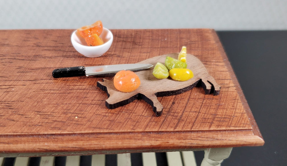 Dollhouse Lime Wedges 2 Pieces 1:12 Scale Miniature Food Handmade - MiniatureCrush