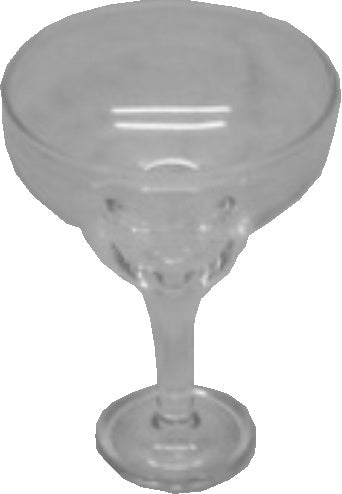 Dollhouse Margarita Glass Clear 1:12 Scale Miniature Kitchen - MiniatureCrush