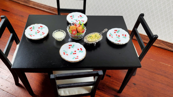 Dollhouse Mashed Potatoes with Butter in Serving Dish 1:12 Scale Miniature - Miniature Crush