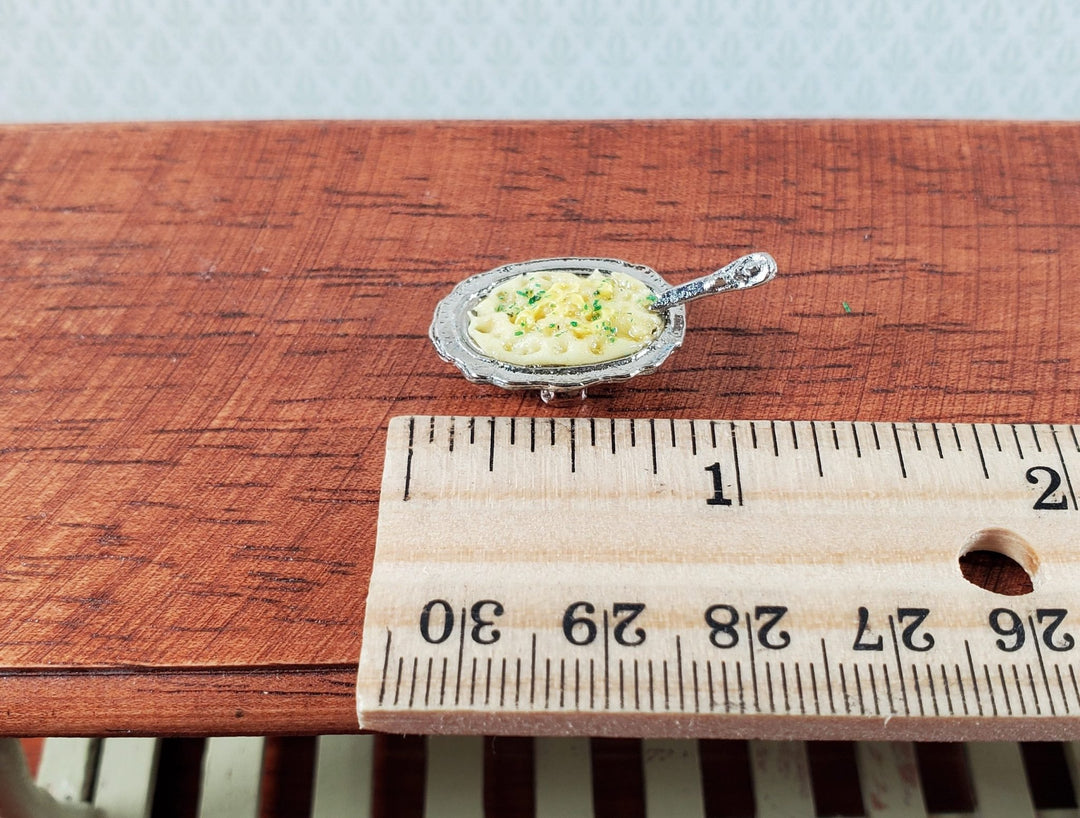 Dollhouse Mashed Potatoes with Butter in Serving Dish 1:12 Scale Miniature - Miniature Crush