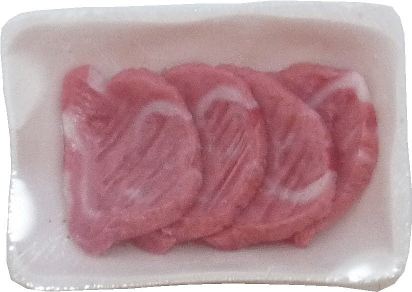 Dollhouse Meat Cuts Wrapped 1:12 Scale Miniature Food Kitchen - MiniatureCrush