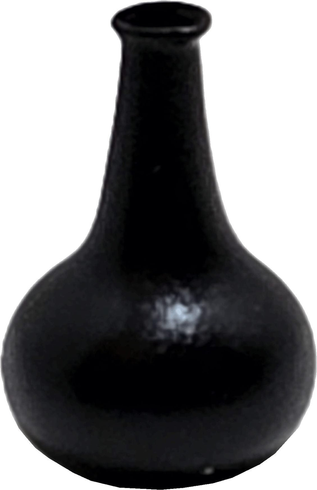 Dollhouse Medium Black Onion Jar or Vase 1:12 Scale Miniature - MiniatureCrush